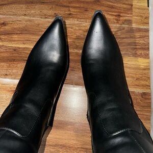 Forever 21 Black Heeled Boots